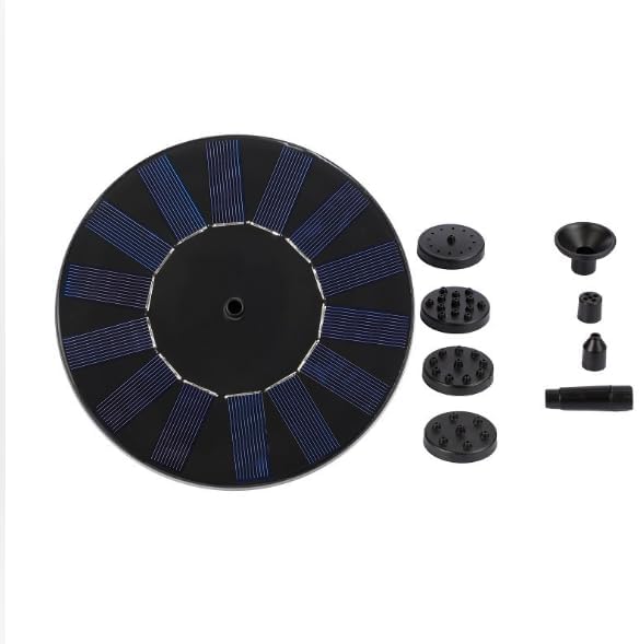 Freestanding Solar Floating Water Fountain for Bird Bath